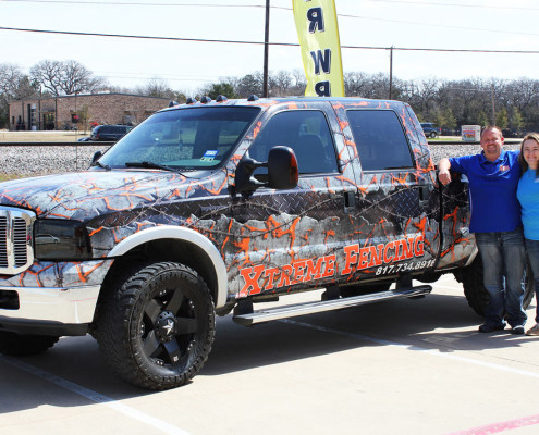 Xtreme Fencing Truck Wrap