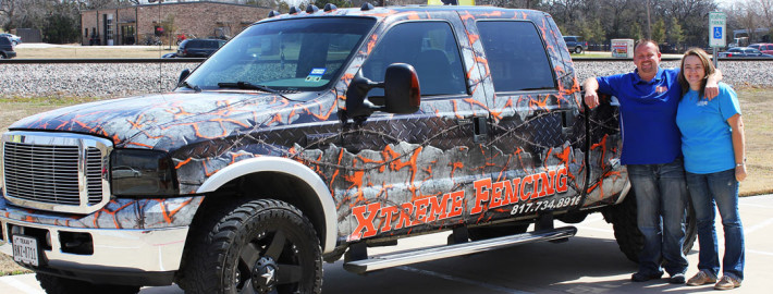 Xtreme Fencing Truck Wrap
