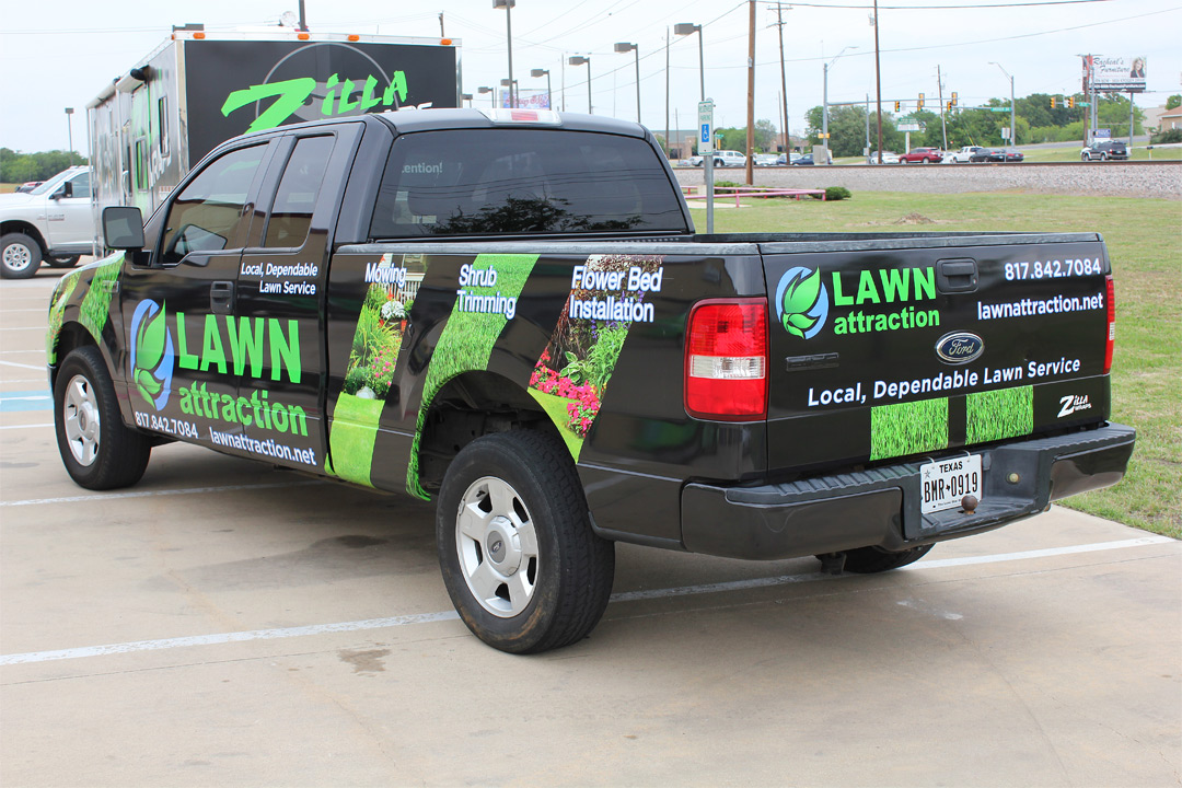 Lawn Care Truck Wrap