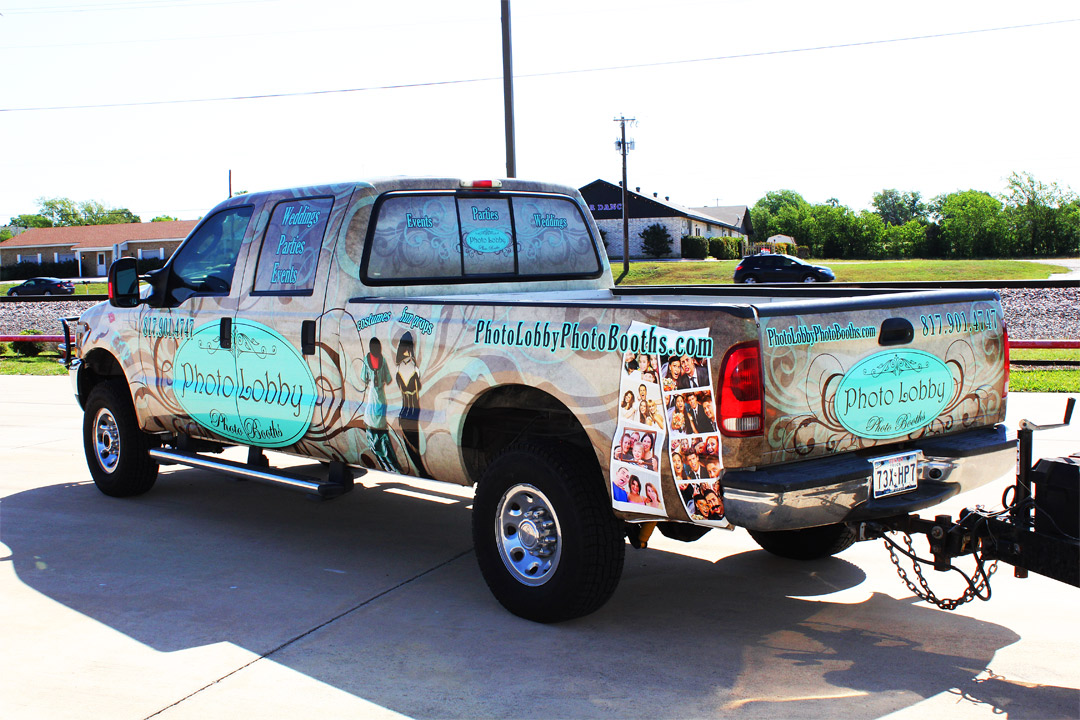 Rustic Truck Wrap Fort Worth