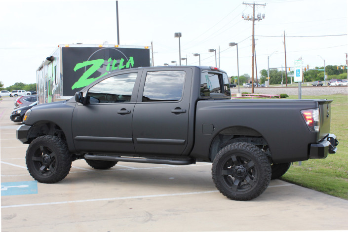 Deep Matte Black Vinyl Wrap Zilla Wraps