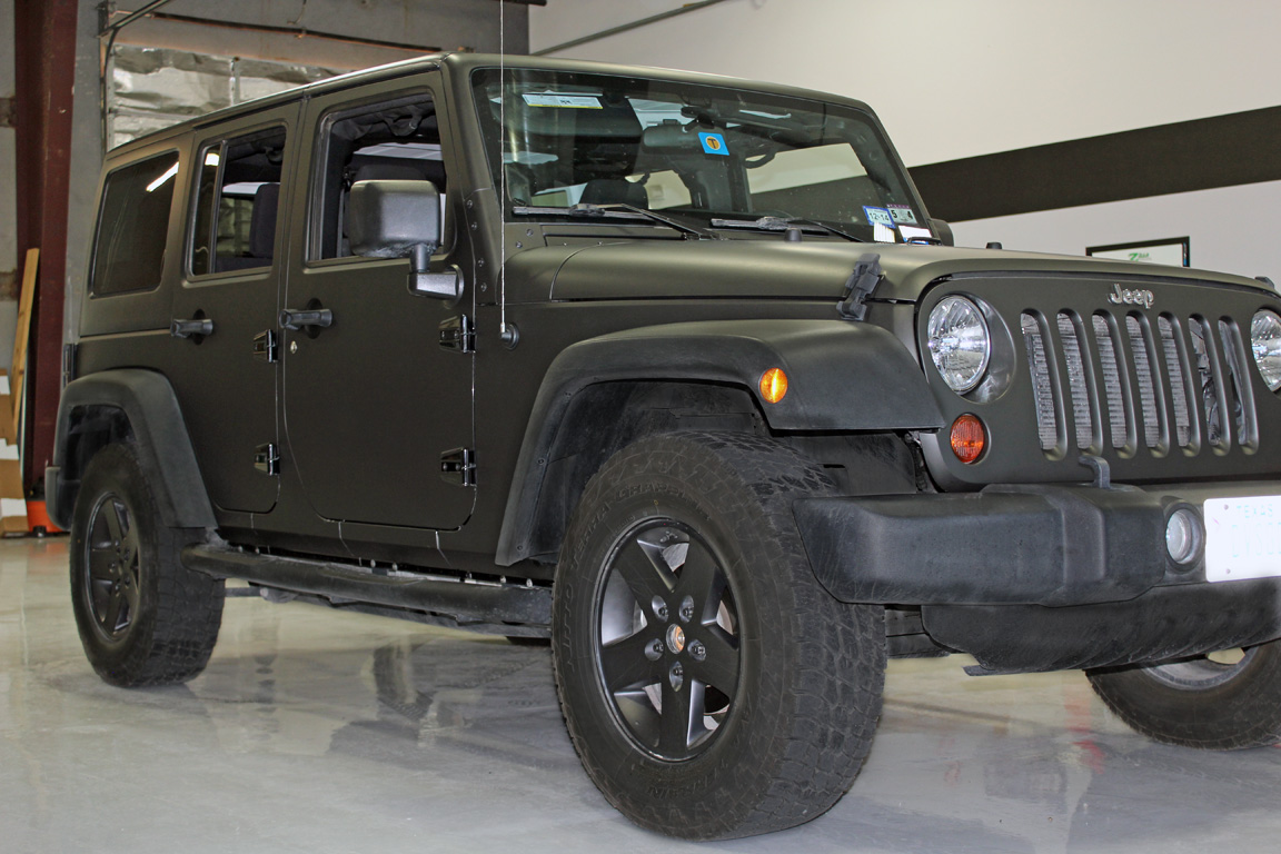 matte black jeep wrangler unlimited