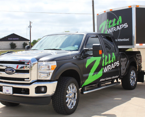 Zilla Wraps Matte Custom Truck Wrap