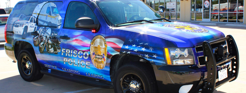 Frisco Police Car Wrap
