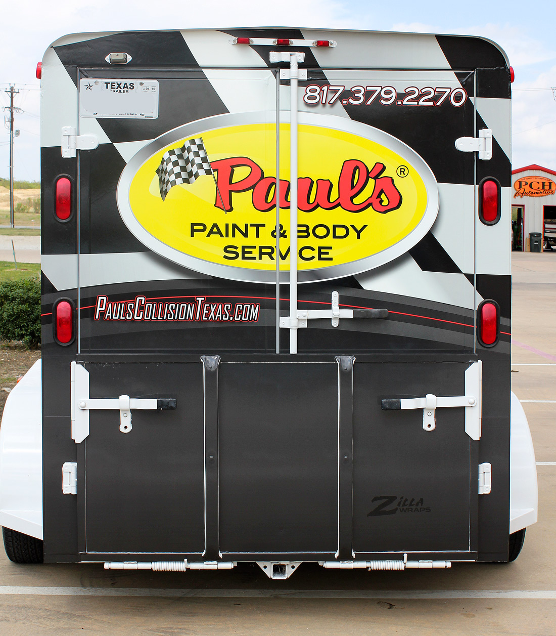 Paint and Body Trailer Wraps