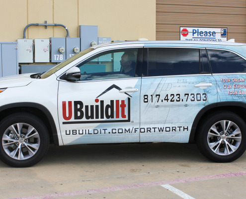 Fort Worth Car Advertising Wraps