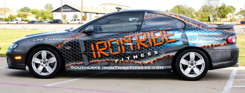 Iron Tribe Fitness Car Wrap
