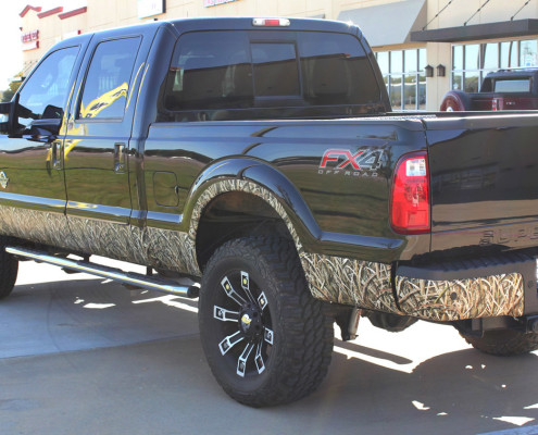 Fort Worth Camo Truck Accents