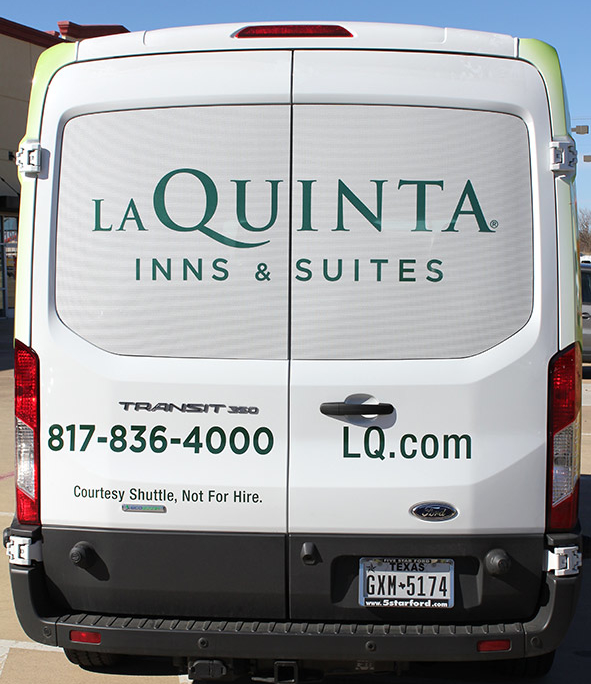La Quinta Passenger Van WRap