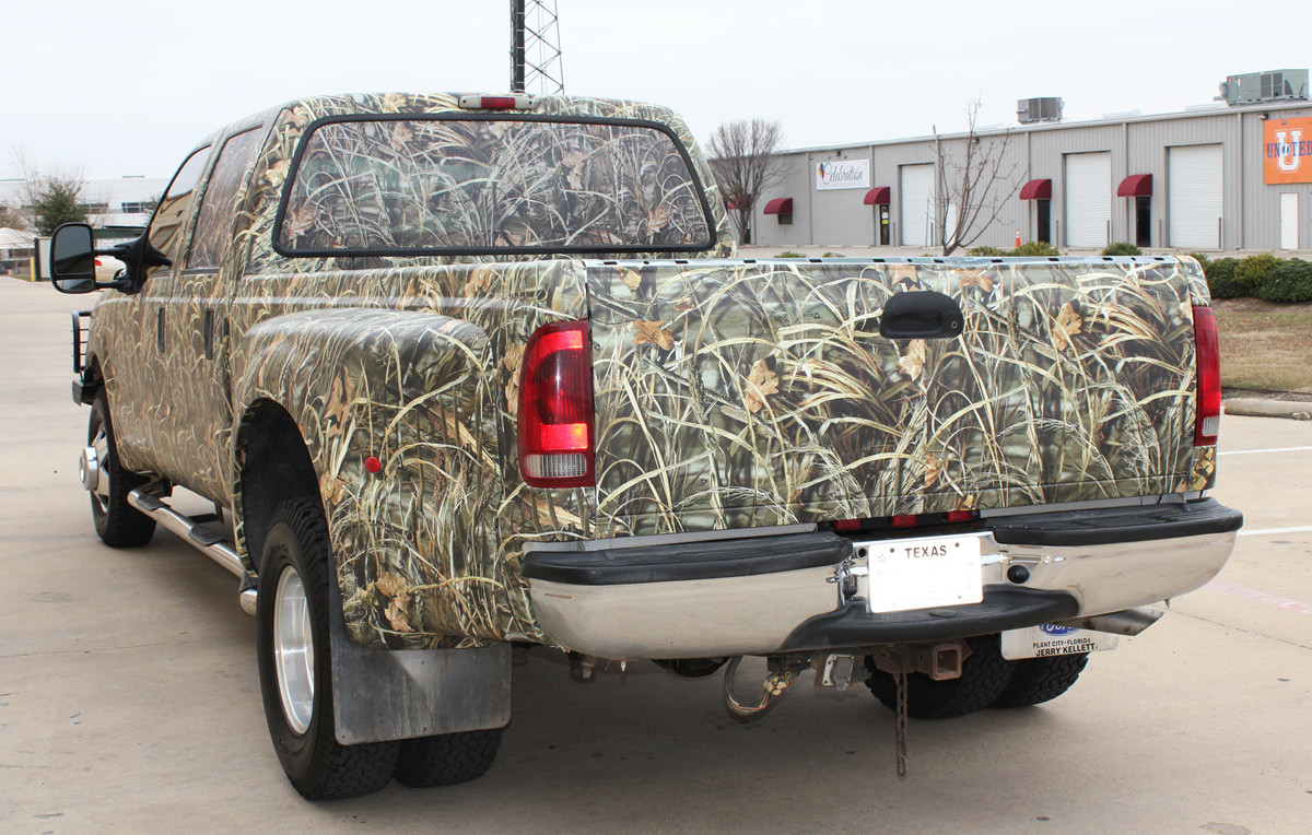 Realtree Camo Truck Wrap Zilla Wraps