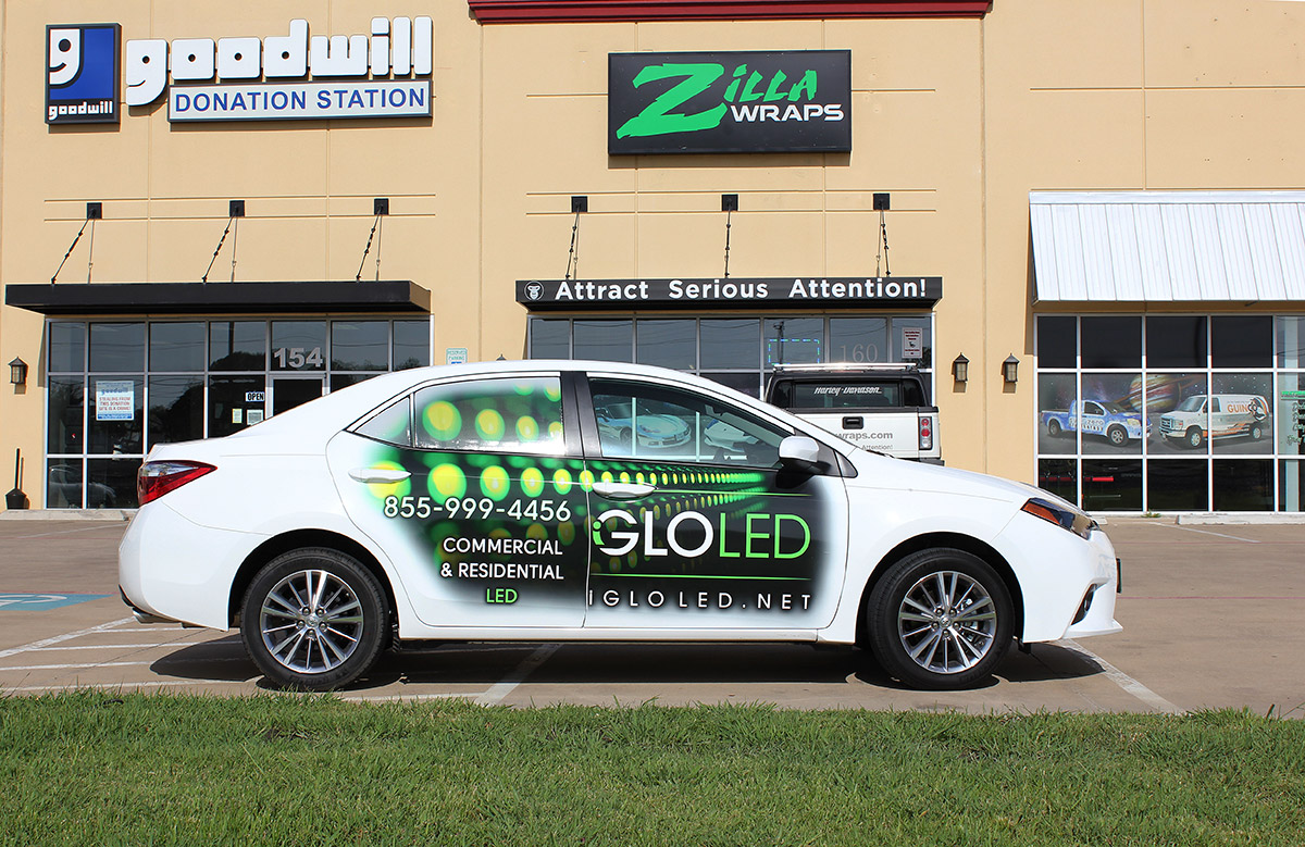 iGlo Partial Car Wraps