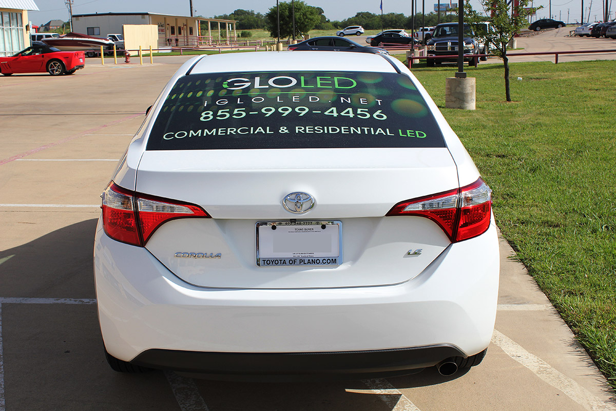 Rear Window Graphics Dallas