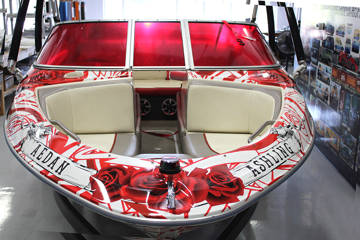 Vinyl Boat Wrap Bayliner