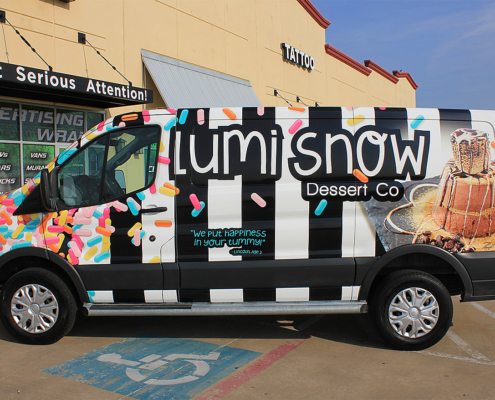 fort Worth Ford Transit Wraps