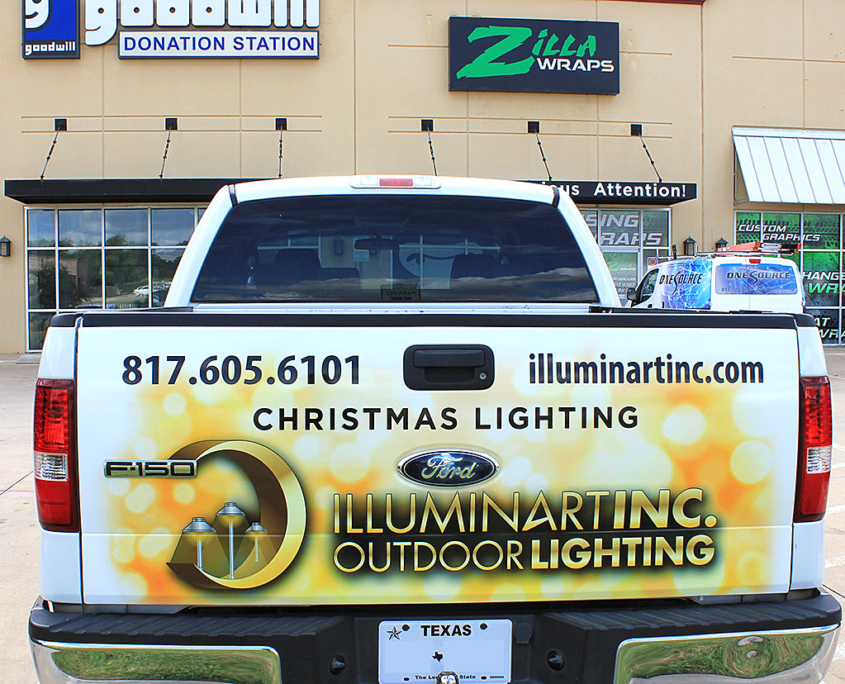 Tailgate Wrap Graphics Fort Worth