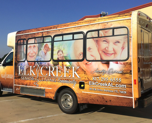 Assisted Living Bus Wraps