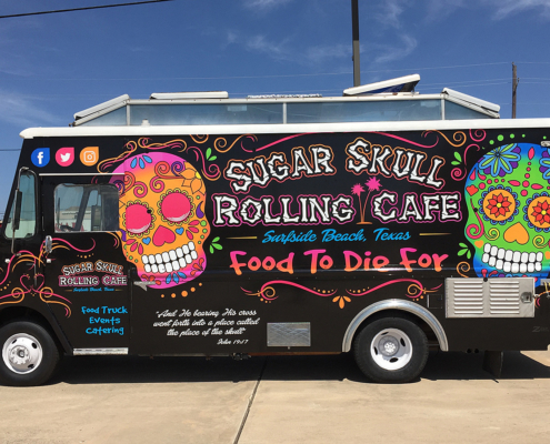 fort worth food truck wraps designs