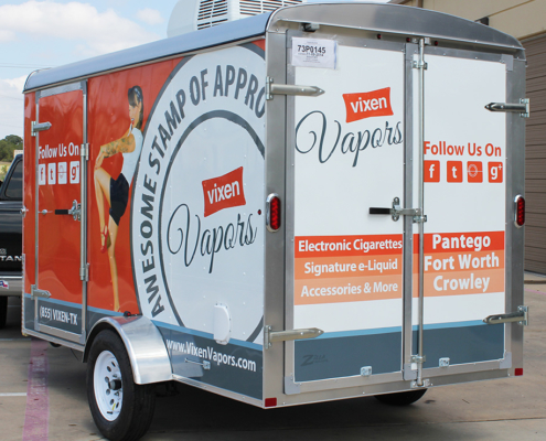 Partial Trailer Wraps Fort Worth