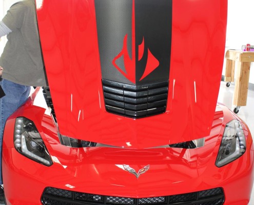 corvette hood