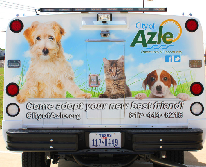City of Azle Truck Wrap - Zilla Wraps