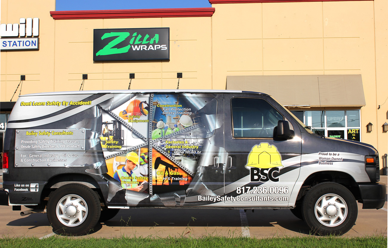 Cargo Van Wraps - Zilla Wraps