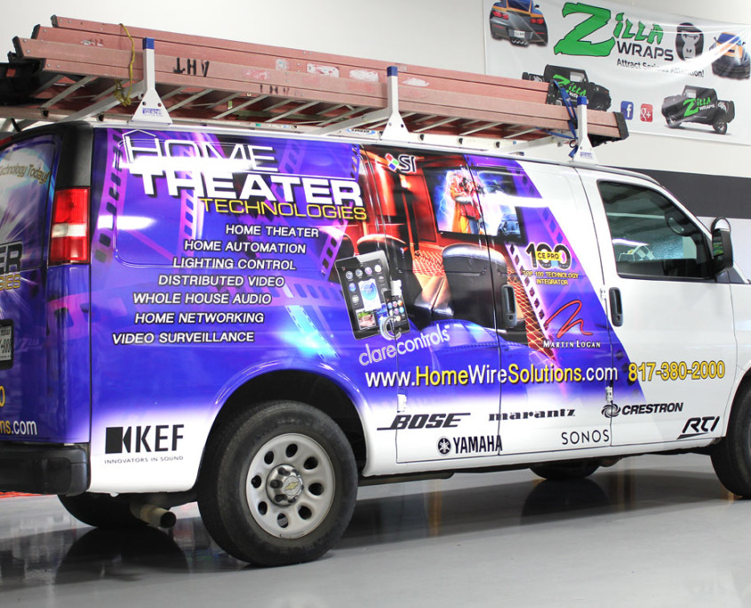 Partial Van Wraps Fort Worth - Zilla Wraps