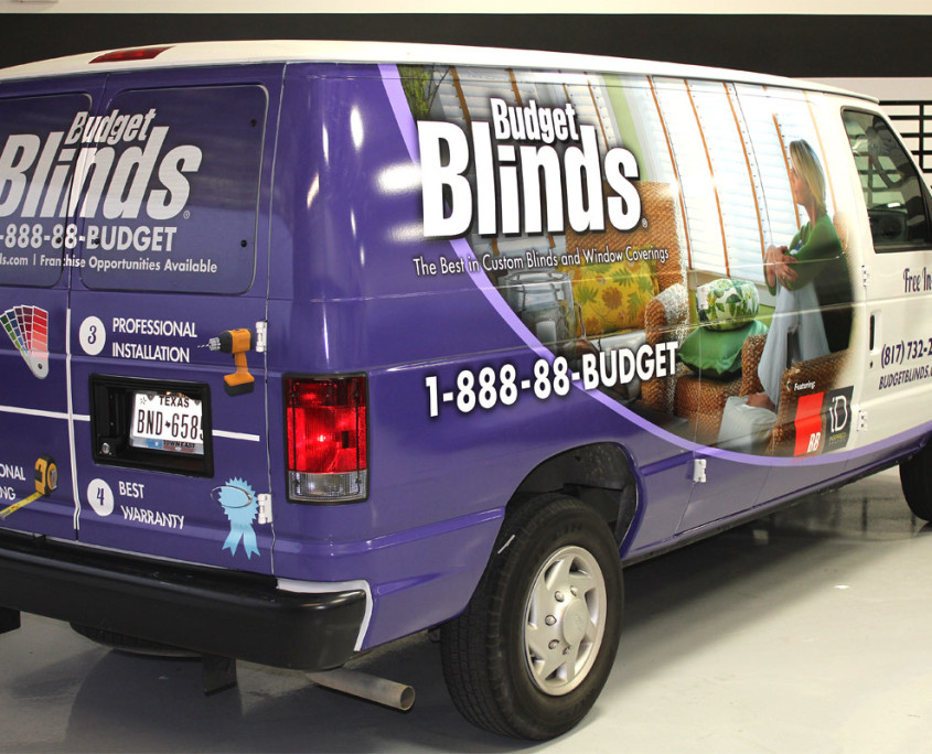 Vinyl Wrapped Van Dallas - Zilla Wraps