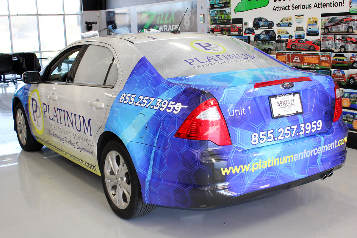 Car Wrap Dallas Platinum Parking Zilla Wraps