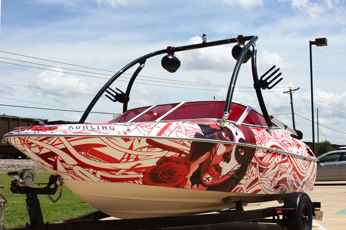 Edgy Bayliner Boat Wrap Zilla Wraps